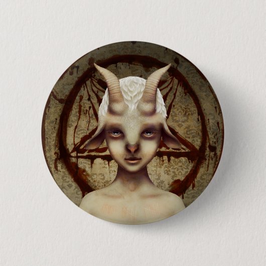 PETIT BAPHOMET Button Badge (Voorkant)
