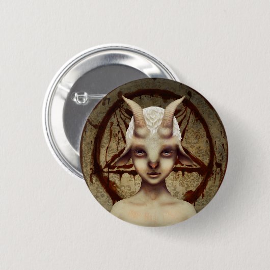 PETIT BAPHOMET Button Badge (Voorkant /achterkant)