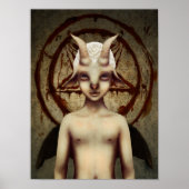 PETIT BAPHOMET Lowbrow Art Poster (Voorkant)