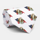 Petit Basset Griffon Vendéen 2 Vlag Stropdas (Opgerold)