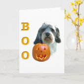 Petit Basset Griffon Vendeen Boo Kaart (Gele Bloem)