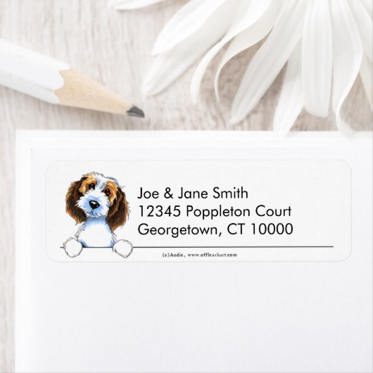 Petit Basset Griffon Vendeen Clean & Simple Etiket (Insitu)