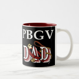 PETIT BASSET GRIFFON VENDEEN DAD Giften Tweekleurige Koffiemok