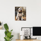 Petit Basset Griffon Vendeen Dog Art Print Poster (Thuiskantoor)
