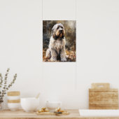 Petit Basset Griffon Vendeen Dog Art Print Poster (Keuken)