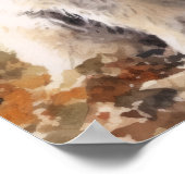 Petit Basset Griffon Vendeen Dog Art Print Poster (Hoek)