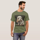 Petit Basset Griffon Vendeen - Dog Portrait T-shirt (Voorkant volledig)