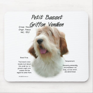 Petit Basset Griffon Vendeen History Design Muismat