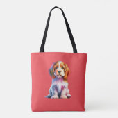 Petit Basset Griffon Vendeen Hond Tote Bag (Achterkant)