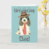 Petit Basset Griffon Vendeen Kaart (Gele Bloem)
