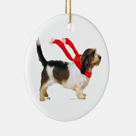 Petit Basset Griffon Vendeen Keramisch Ornament (Rechts)