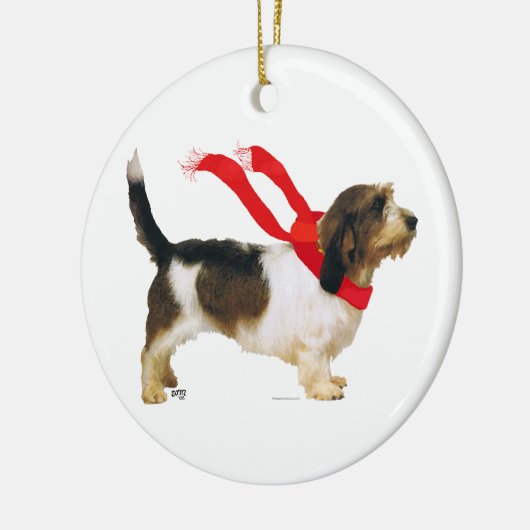 Petit Basset Griffon Vendeen Keramisch Ornament (Links)