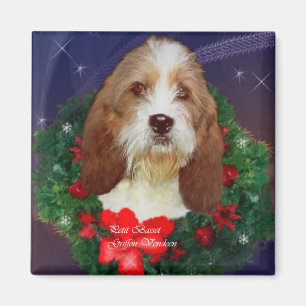 Petit Basset Griffon Vendeen kerstcadeautjes Magneet