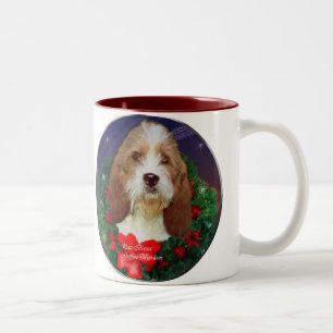 Petit Basset Griffon Vendeen kerstcadeautjes Tweekleurige Koffiemok