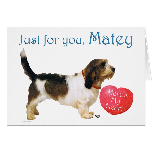 Petit Basset Griffon Vendeen LIEFDE (Voorkant Horizontaal)