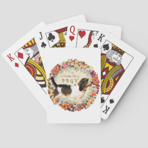 Petit Basset Griffon Vendeen LIEFDE Pokerkaarten