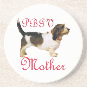 Petit Basset Griffon Vendeen Moeder Zandsteen Onderzetter