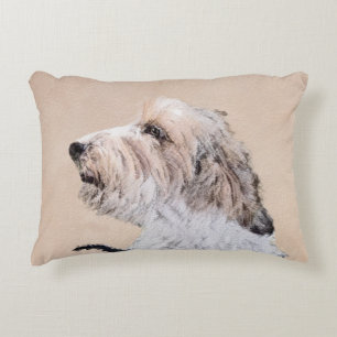 Petit Basset Griffon Vendéen Painting - Dog Art Accent Kussen