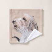 Petit Basset Griffon Vendéen Painting - Dog Art Bad Handdoek (Wasdoekje)