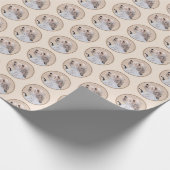 Petit Basset Griffon Vendéen Painting - Dog Art Cadeaupapier (Hoek)