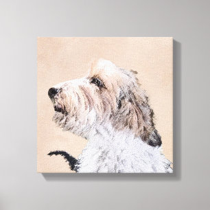 Petit Basset Griffon Vendéen Painting - Dog Art Canvas Afdruk