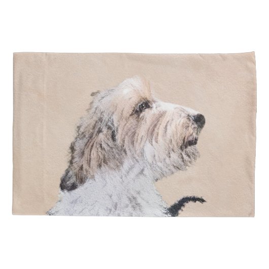 Petit Basset Griffon Vendéen Painting - Dog Art Kussensloop (Achterkant)