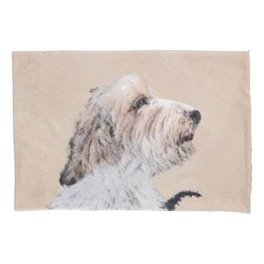 Petit Basset Griffon Vendéen Painting - Dog Art Kussensloop (Voorkant)