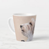Petit Basset Griffon Vendéen Painting - Dog Art Latte Mok (Linkerhoek)