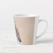 Petit Basset Griffon Vendéen Painting - Dog Art Latte Mok (Rechts)