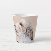 Petit Basset Griffon Vendéen Painting - Dog Art Latte Mok (Voorkant)