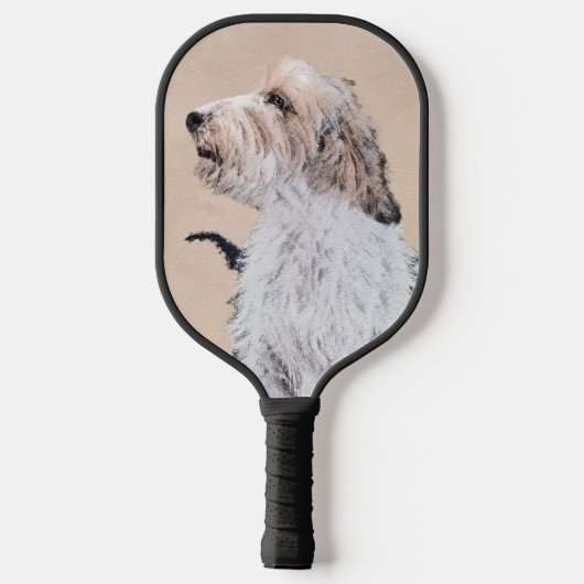 Petit Basset Griffon Vendéen Painting - Dog Art Pickleball Paddle (Achterkant)
