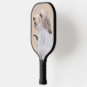 Petit Basset Griffon Vendéen Painting - Dog Art Pickleball Paddle (Links)