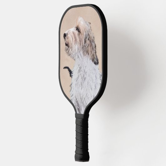 Petit Basset Griffon Vendéen Painting - Dog Art Pickleball Paddle (Links)