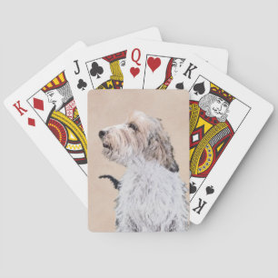 Petit Basset Griffon Vendéen Painting - Dog Art Pokerkaarten