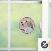 Petit Basset Griffon Vendéen Painting - Dog Art Raamsticker (Huis)
