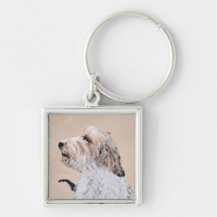 Petit Basset Griffon Vendéen Painting - Dog Art Sleutelhanger