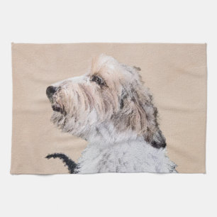Petit Basset Griffon Vendéen Painting - Dog Art Theedoek