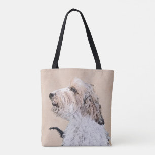 Petit Basset Griffon Vendéen Painting - Dog Art Tote Bag