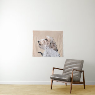 Petit Basset Griffon Vendéen Painting - Dog Art Wandkleed