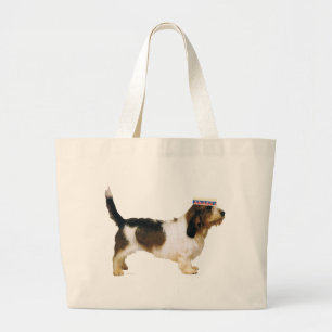 Petit Basset Griffon Vendéen Parmantig Grote Tote Bag