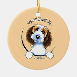 Petit Basset Griffon Vendeen PBGV IAAM Keramisch Ornament