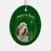 Petit Basset Griffon Vendeen Peace Keramisch Ornament (Rechts)