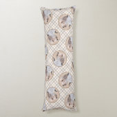 Petit Basset Griffon Vendéen Schilderij PBGV Dog A Lichaamskussen (Achterkant (Verticaal))