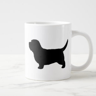 Petit Basset Griffon Vendeen Silhouettes PBGV Dog Grote Koffiekop