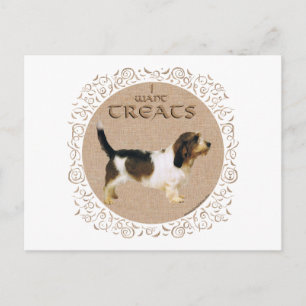 Petit Basset Griffon Vendeen traktaties Briefkaart