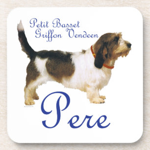 Petit Basset Griffon Vendeen Vader Onderzetter