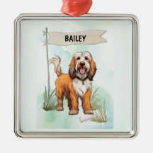 Petit Basset Griffon Vendeen Watercolor Hond
