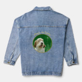Petit Basset Griffon Vrede Denim Jacket (Achterkant)