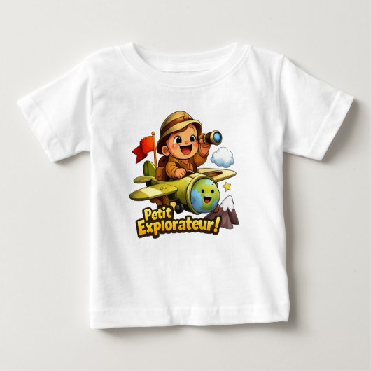 Petit Explorateur Cute Baby Adventure Illustration (Voorkant)