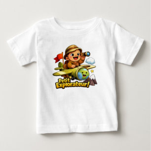 Petit Explorateur Schattige Baby Avontuur Illustra